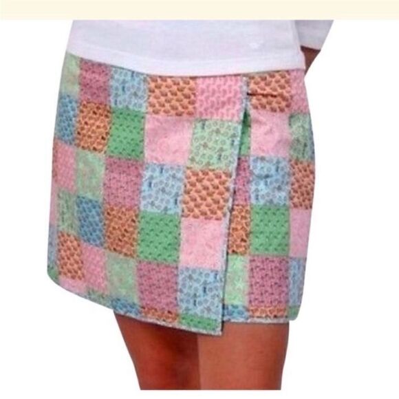 Vineyard Vines Wrap Mini Skirts Women Size 4 - Picture 1 of 7